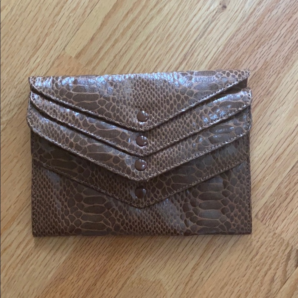 Stylish brown clutch
